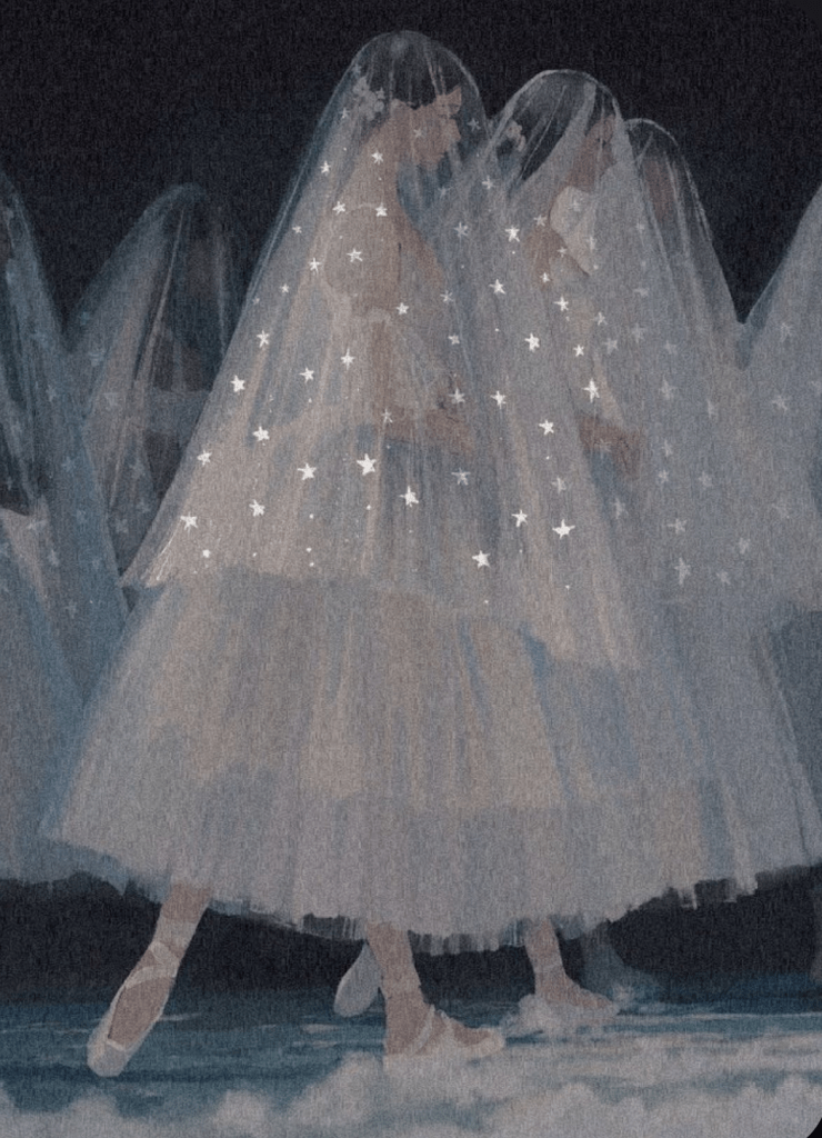 Art: Raan Chipye, ballet dancers cloaked in stars 