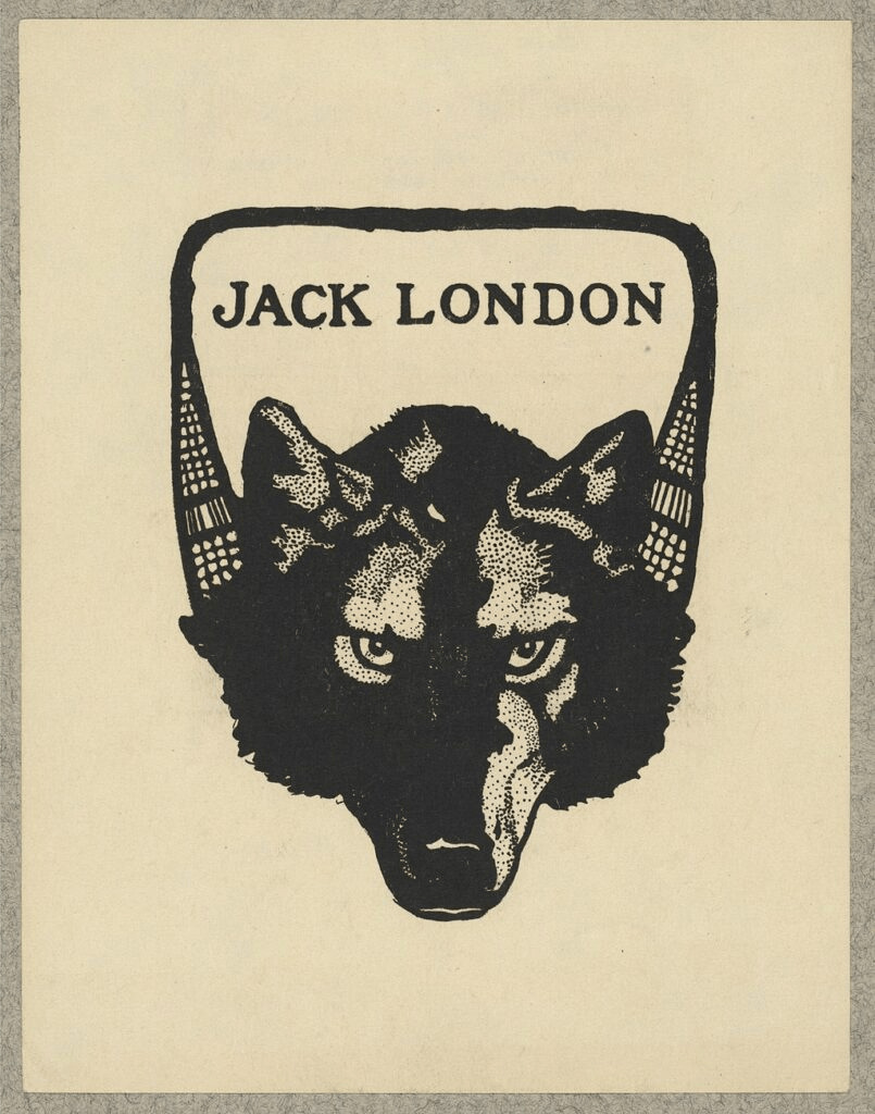 Book plate of Jack London
