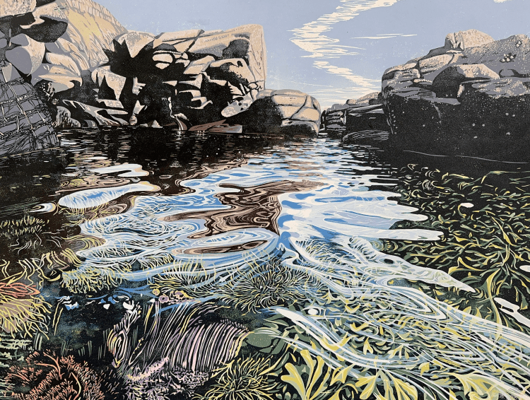 Rockpool, Cape Cornwall by Hazel McNab