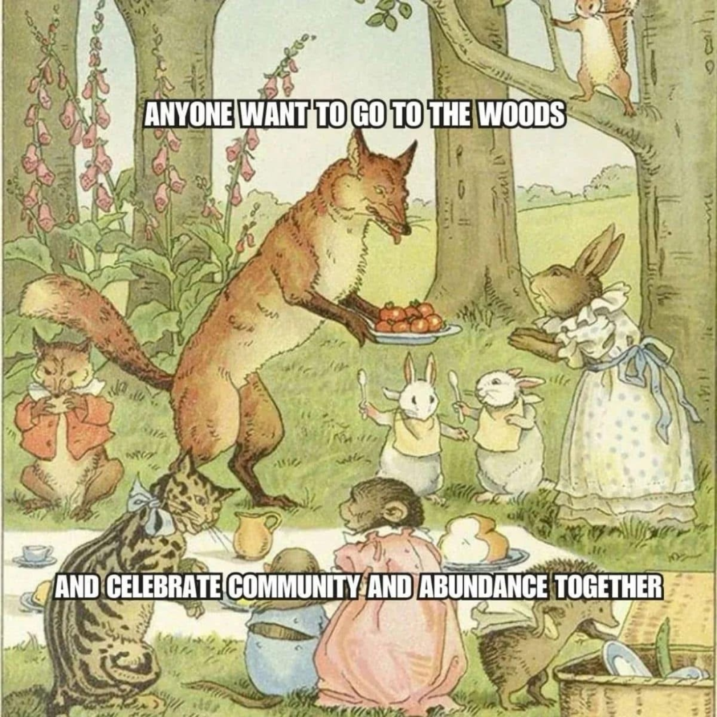 Wholesome Meme: Community and Abundance 