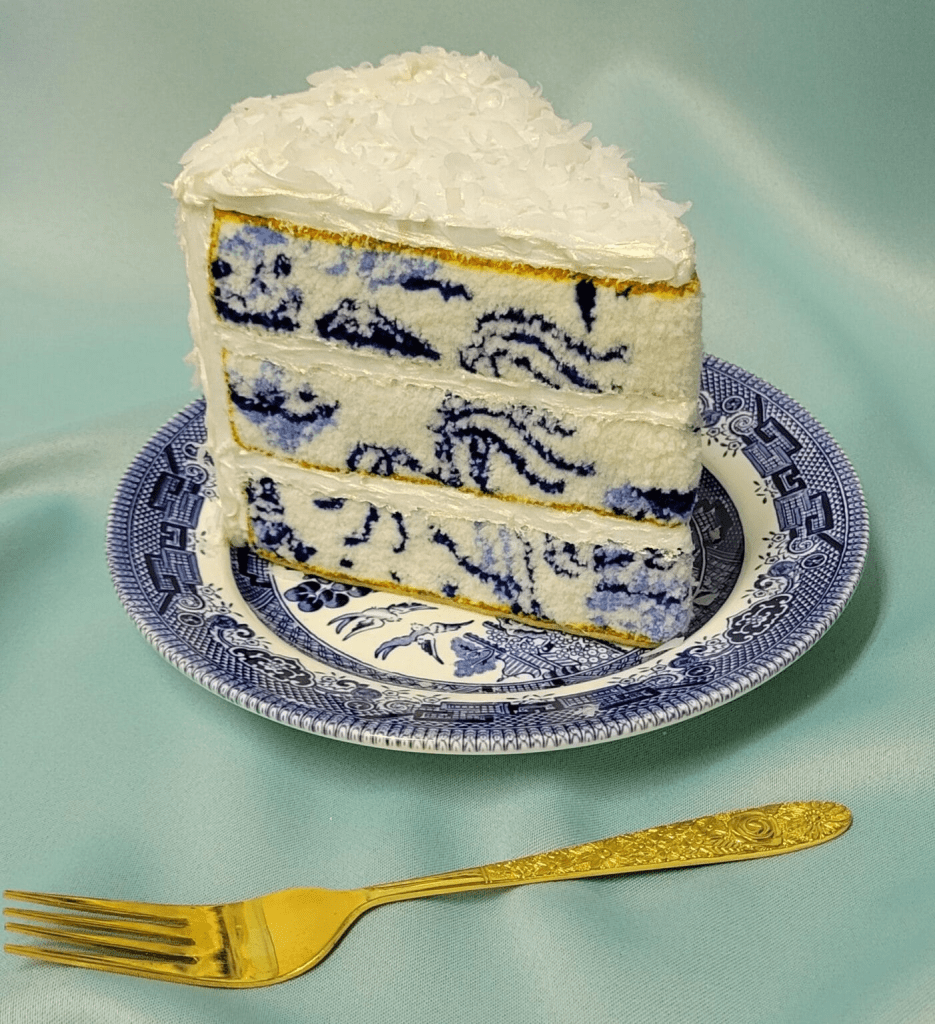 Hyperreal cake slices immortalised in clay and thread by Heather Rios