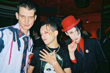 ‘At the time electroclash was like goth’ … Jonny Slut, centre, at Nag Nag Nag.