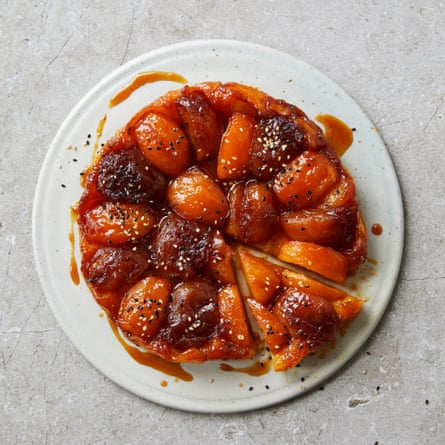 Ravinder Bhogal’s sweet miso caramel tarte tatin