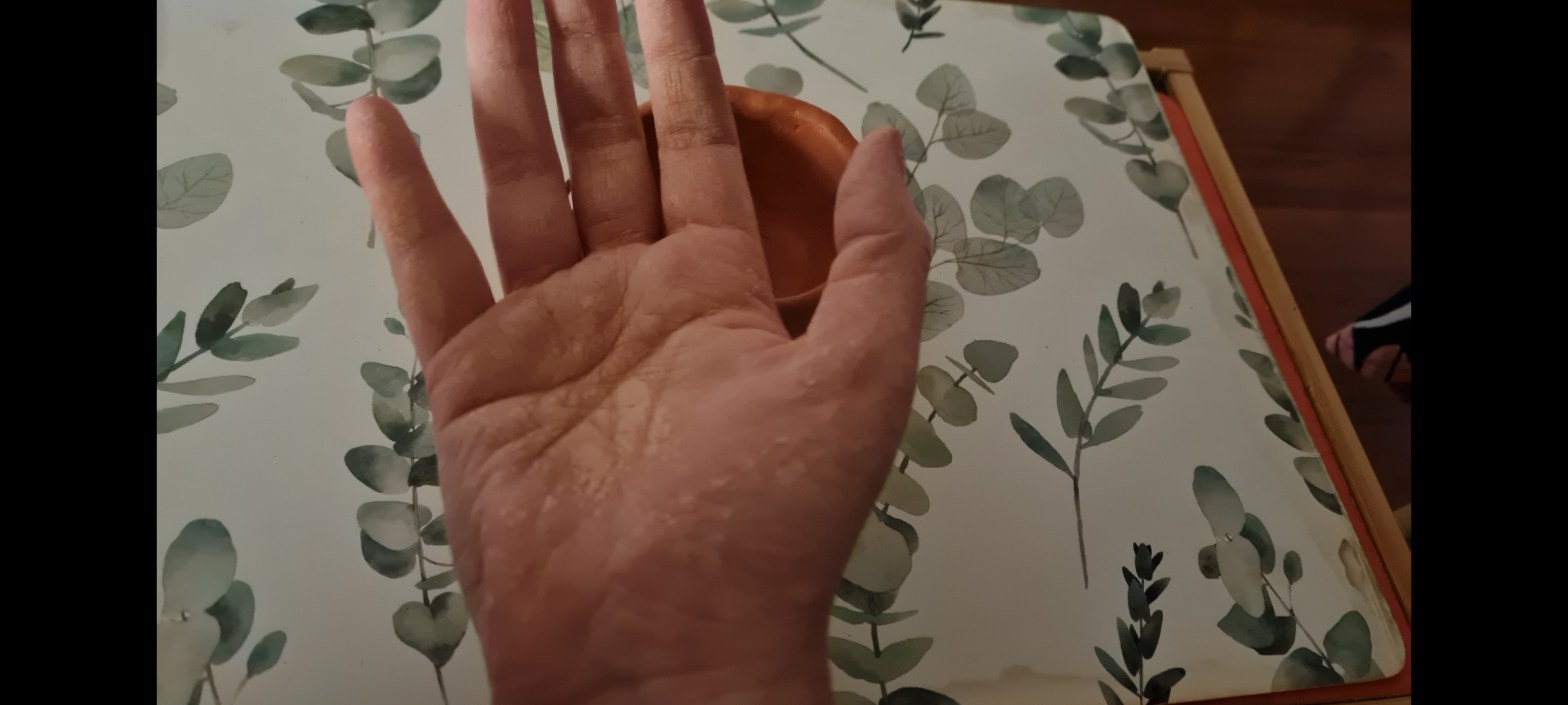 Clay on my hands