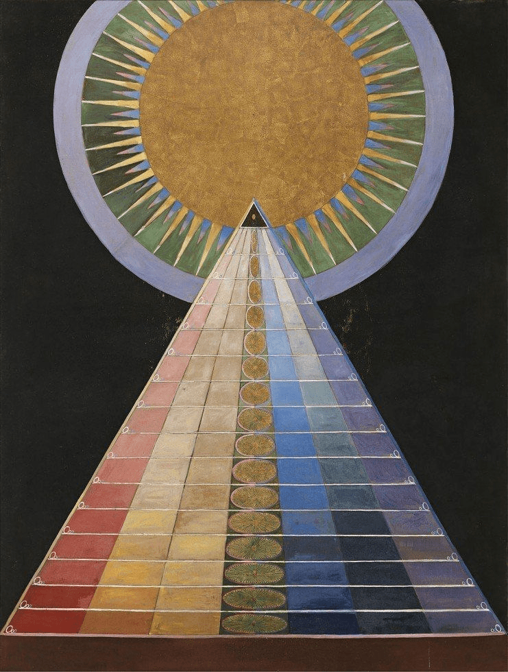 Altarpiece No. 1, Group X by Hilma af Klint (1915)