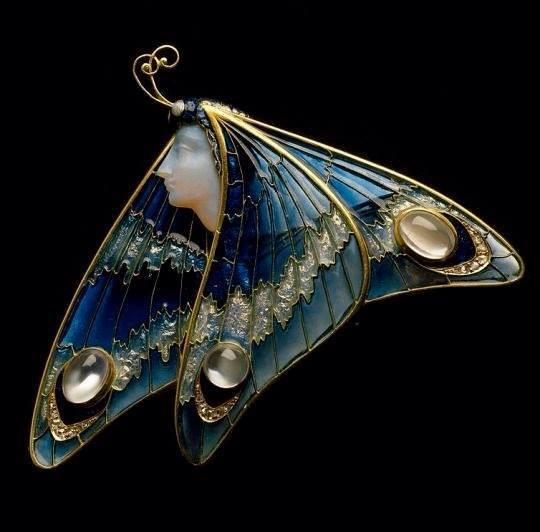 The winged maiden by Rene Lalique